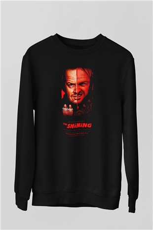 Shining Siyah Unisex  Sweatshirt