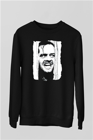 Shining Siyah Unisex  Sweatshirt