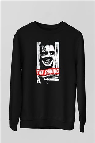 Shining Siyah Unisex Sweatshirt