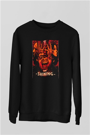Shining Siyah Unisex Sweatshirt