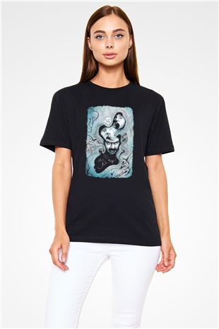 Shining Siyah Unisex Tişört