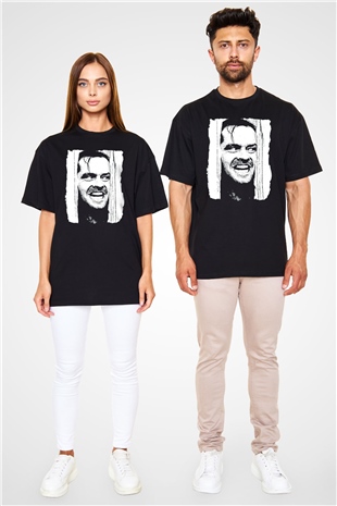Shining Siyah Oversize Tişört