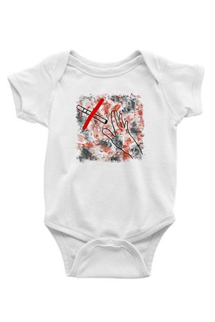 Sigarayı Bırakma Günü Baskılı Beyaz Unisex Bebek Body - Zıbın