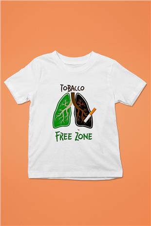 Sigarayı Bırakma Günü Baskılı Beyaz Unisex Beyaz Çocuk Tişört - Tshirt