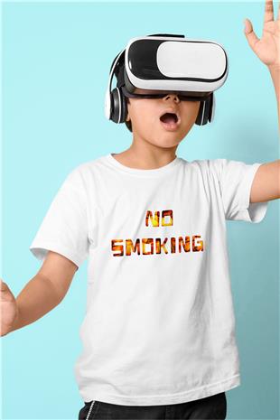 Sigarayı Bırakma Günü Baskılı Beyaz Unisex Beyaz Çocuk Tişört - Tshirt