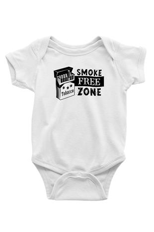 Sigarayı Bırakma Günü Baskılı Beyaz Unisex Bebek Body - Zıbın