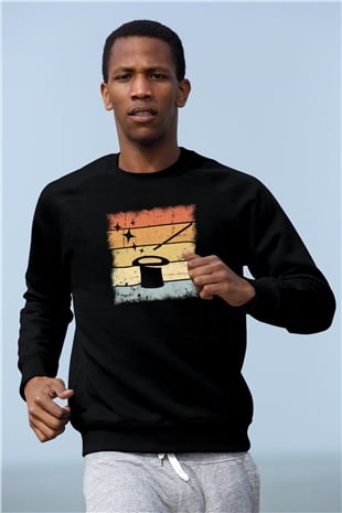 Sihirbaz Siyah Unisex Sweatshirt