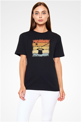 Sihirbaz Siyah Unisex Tişört T-Shirt - TişörtFabrikası