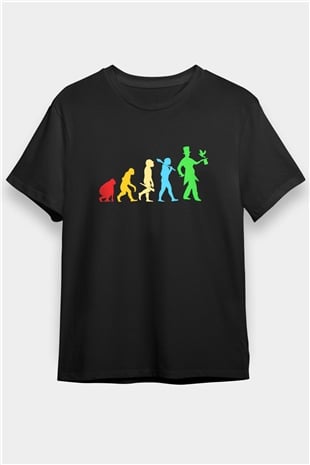 Sihirbaz Siyah Unisex Tişört T-Shirt - TişörtFabrikası
