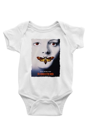 Silence of the Lambs Beyaz Bebek Body - Zıbın