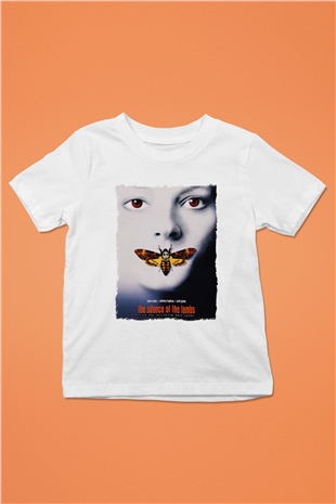 Silence of the Lambs Beyaz Unisex Çocuk Tişört