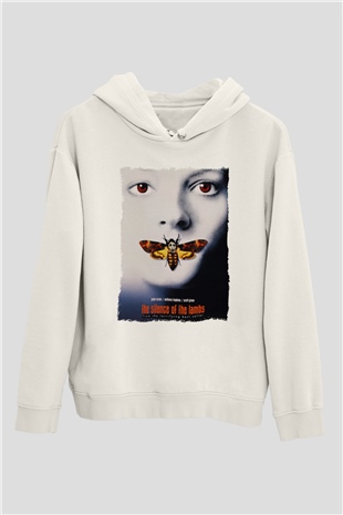 Silence of the Lambs Beyaz Unisex Hoodie