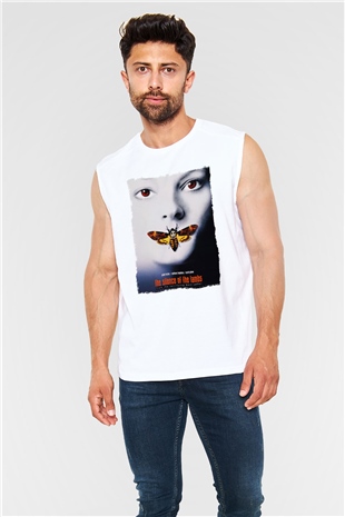 Silence of the Lambs Beyaz Unisex Kolsuz Tişört