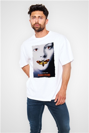Silence of the Lambs Beyaz Oversize Tişört Oversize T-shirt