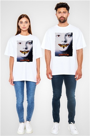 Silence of the Lambs Beyaz Oversize Tişört Oversize T-shirt