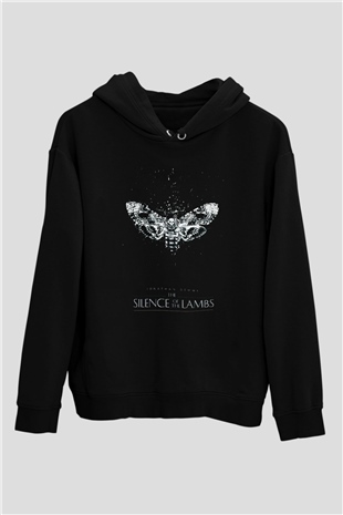 Silence of the Lambs Siyah Unisex Hoodie