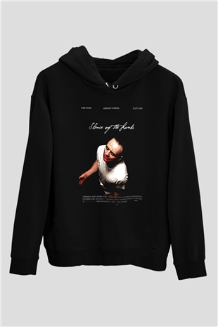 Silence of the Lambs Siyah Unisex Hoodie