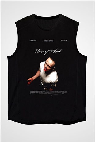 Silence of the Lambs Siyah Unisex Kolsuz Tişört