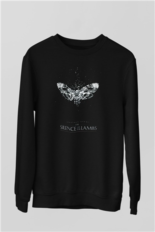 Silence of the Lambs Siyah Unisex Sweatshirt