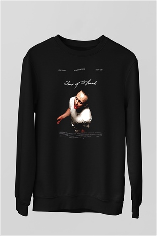 Silence of the Lambs Siyah Unisex Sweatshirt