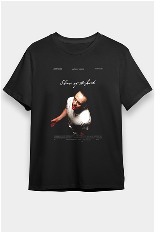 Silence of the Lambs Siyah Unisex Tişört T-Shirt