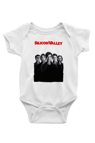 Silicon Valley Beyaz Bebek Body - Zıbın