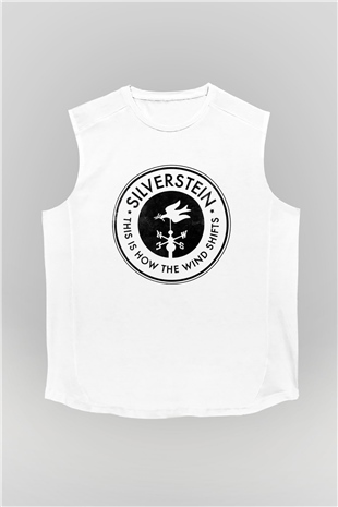 Silverstein Beyaz Unisex Kolsuz Tişört
