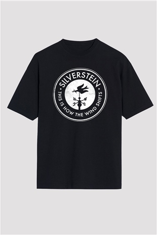Silverstein Siyah Unisex Oversize Tişört T-Shirt