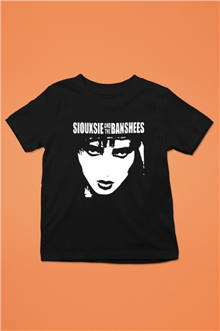 Siouxsie and the Banshees Baskılı Siyah Unisex Çocuk Tişört