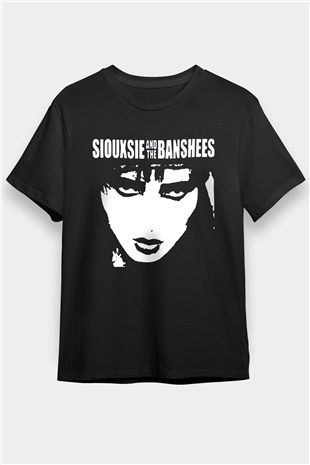 Siouxsie and the Banshees Siyah Unisex Tişört T-Shirt - TişörtFabrikası