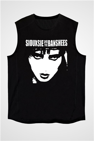 Siouxsie and the Banshees Siyah Unisex Kolsuz Tişört