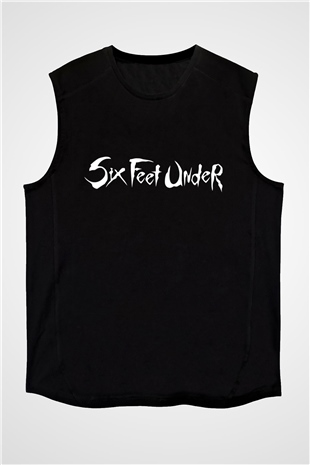 Six Feet Under Siyah Unisex Kolsuz Tişört