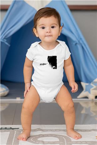 Skillet Baskılı Beyaz Unisex Bebek Body - Zıbın