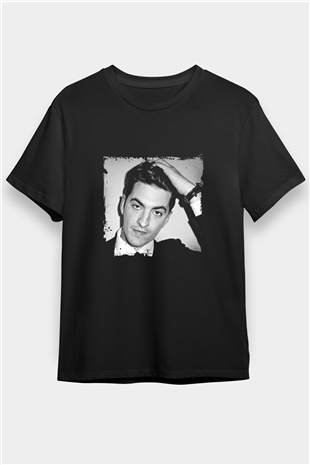 Skream Baskılı Unisex Siyah Tişört