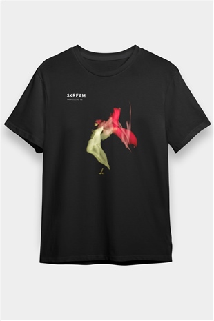 Skream Beyaz Unisex Tişört T-Shirt - TişörtFabrikası