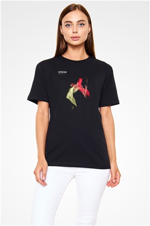 Skream Beyaz Unisex Tişört T-Shirt - TişörtFabrikası