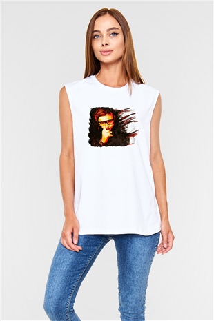 Skrillex Beyaz Unisex Kolsuz Tişört