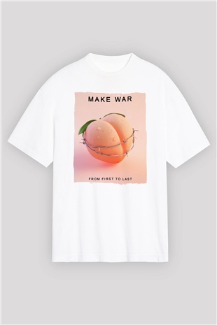 Skrillex Beyaz Oversize Tişört Oversize T-shirt - TişörtFabrikası
