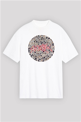 Skrillex Beyaz Oversize Tişört Oversize T-shirt - TişörtFabrikası
