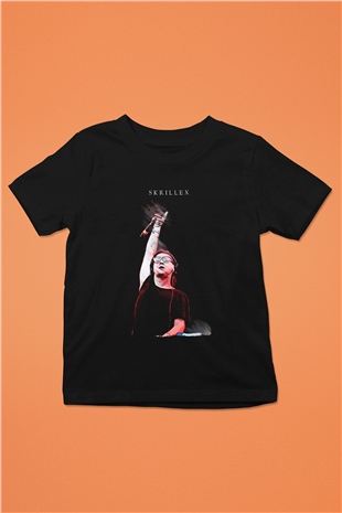 Skrillex Siyah Unisex Çocuk Tişört