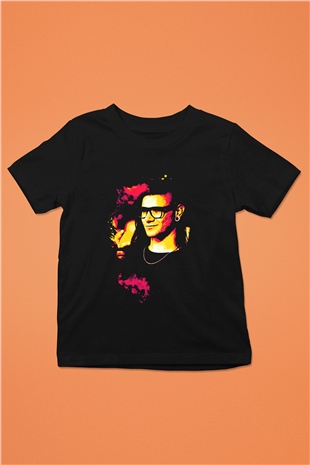 Skrillex Siyah Unisex Çocuk Tişört