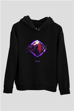 Skrillex Siyah Unisex Hoodie