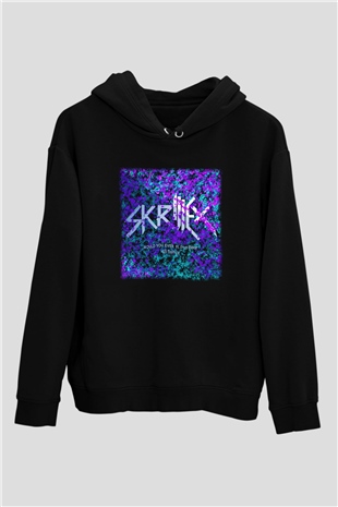 Skrillex Siyah Unisex Hoodie