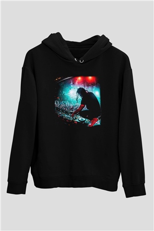 Skrillex Siyah Unisex Hoodie