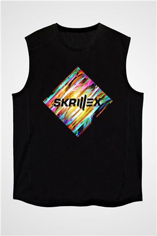 Skrillex Siyah Unisex Kolsuz Tişört