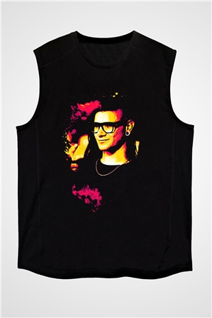 Skrillex Siyah Unisex Kolsuz Tişört