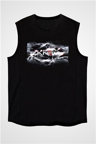 Skrillex Siyah Unisex Kolsuz Tişört