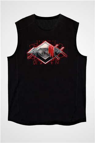 Skrillex Siyah Unisex Kolsuz Tişört