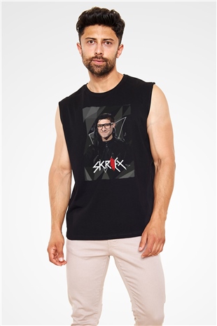 Skrillex Siyah Unisex Kolsuz Tişört
