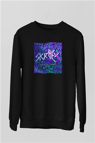 Skrillex Siyah Unisex Sweatshirt